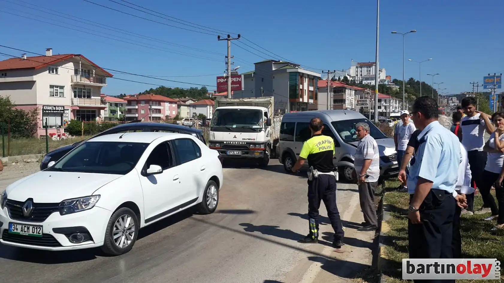Bartın'da 4 kaza, çok sayıda yaralı