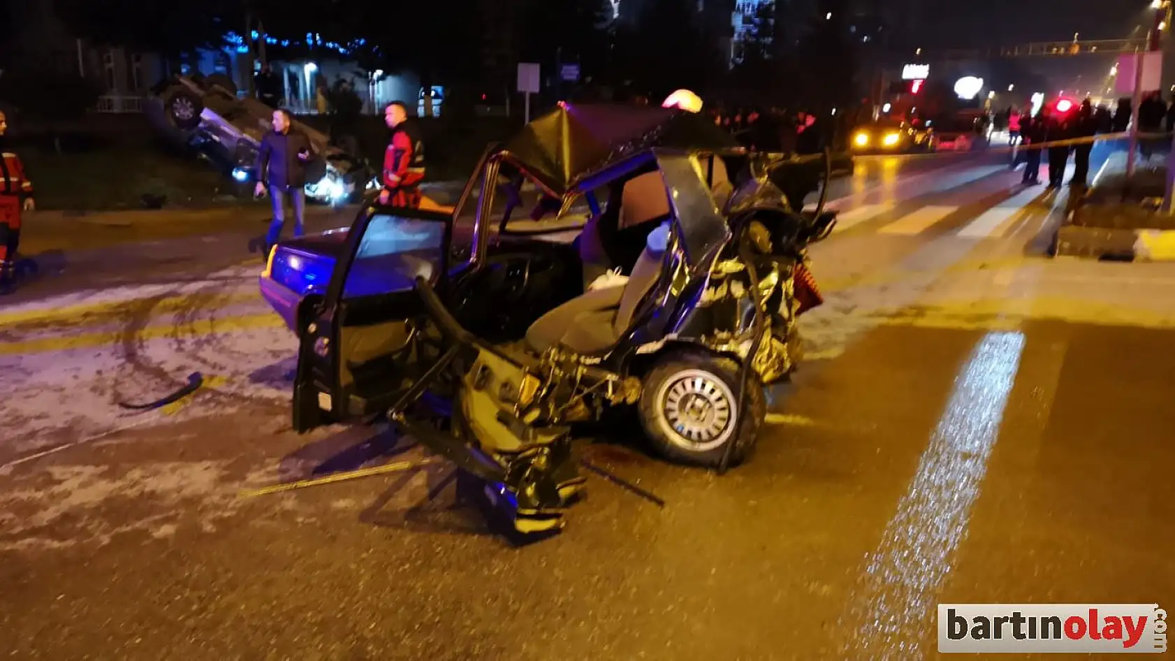 Bartın'da ölümlü feci kaza!