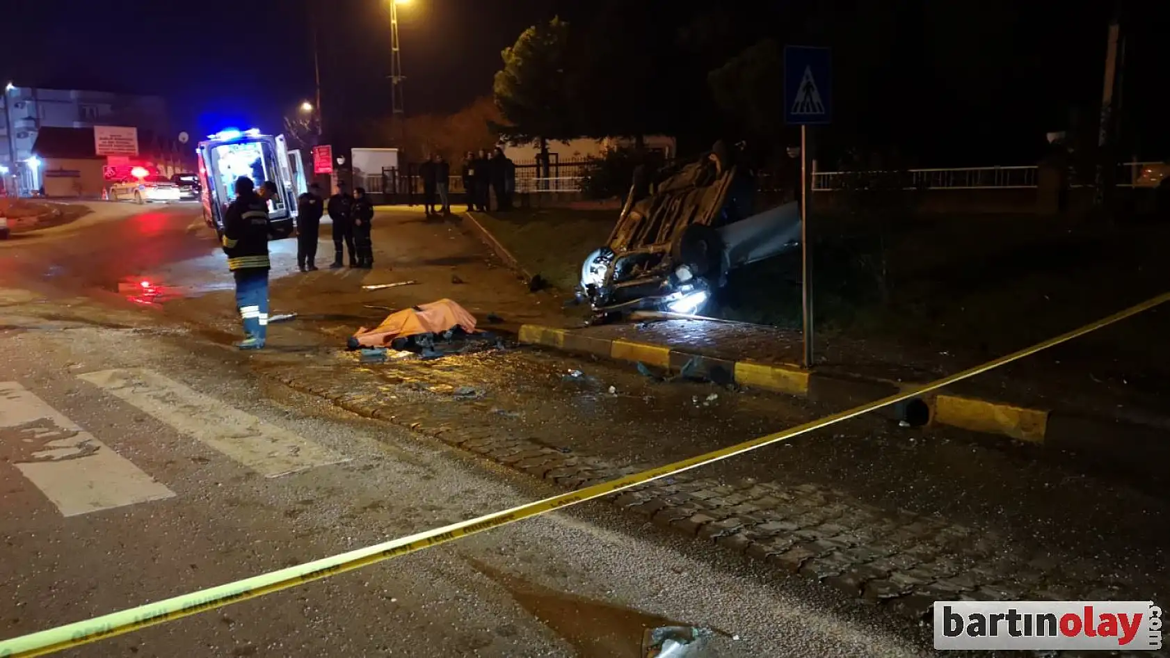 Bartın'da ölümlü feci kaza!