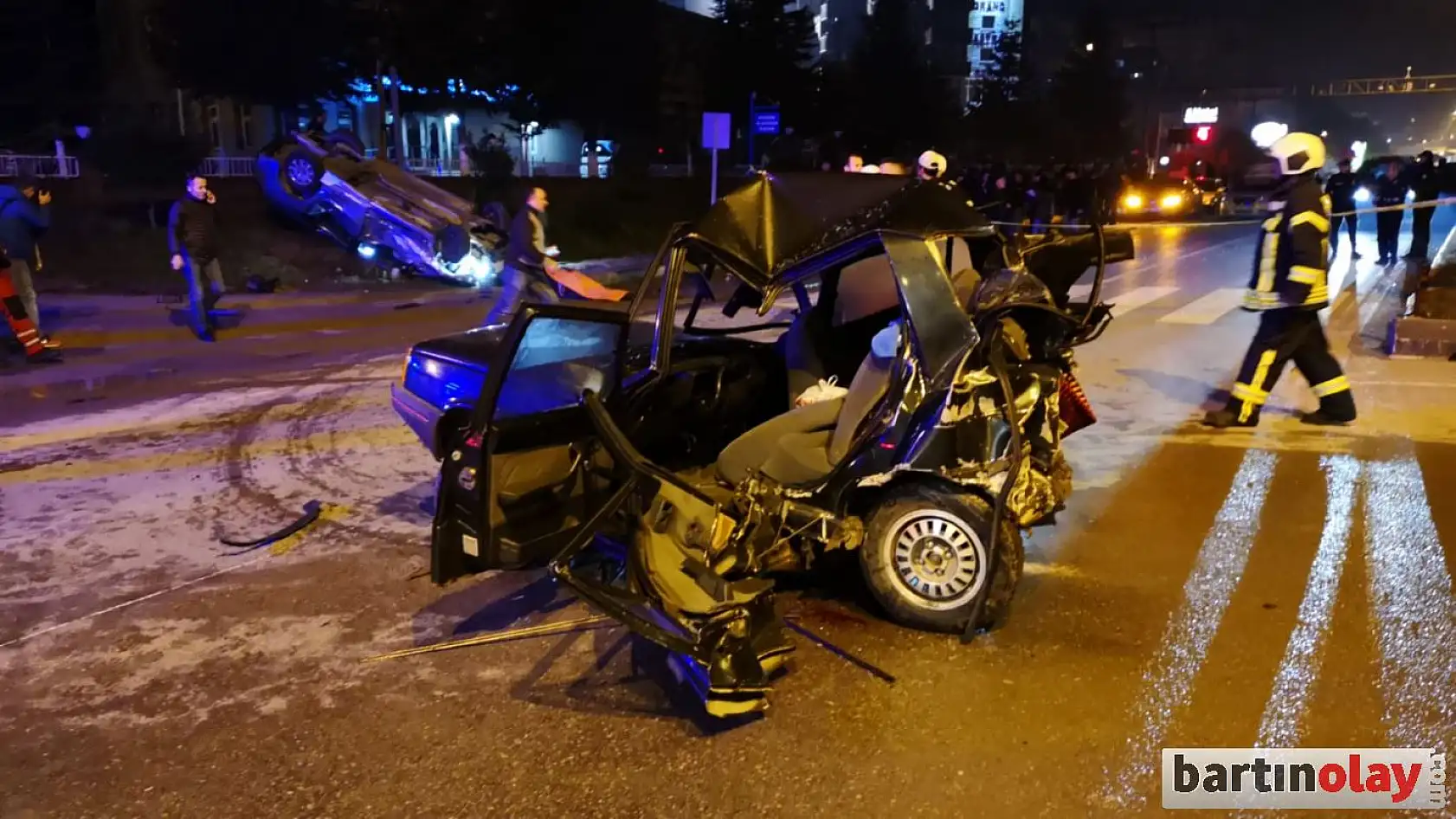 Bartın'da ölümlü feci kaza!