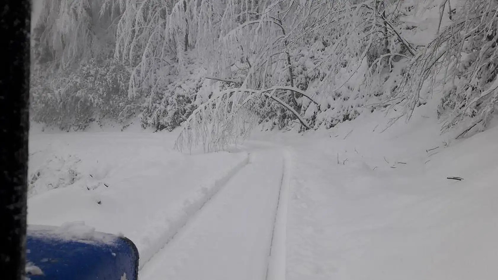 Bartın'da Yüksek Kesimlere Kar Yağdı
