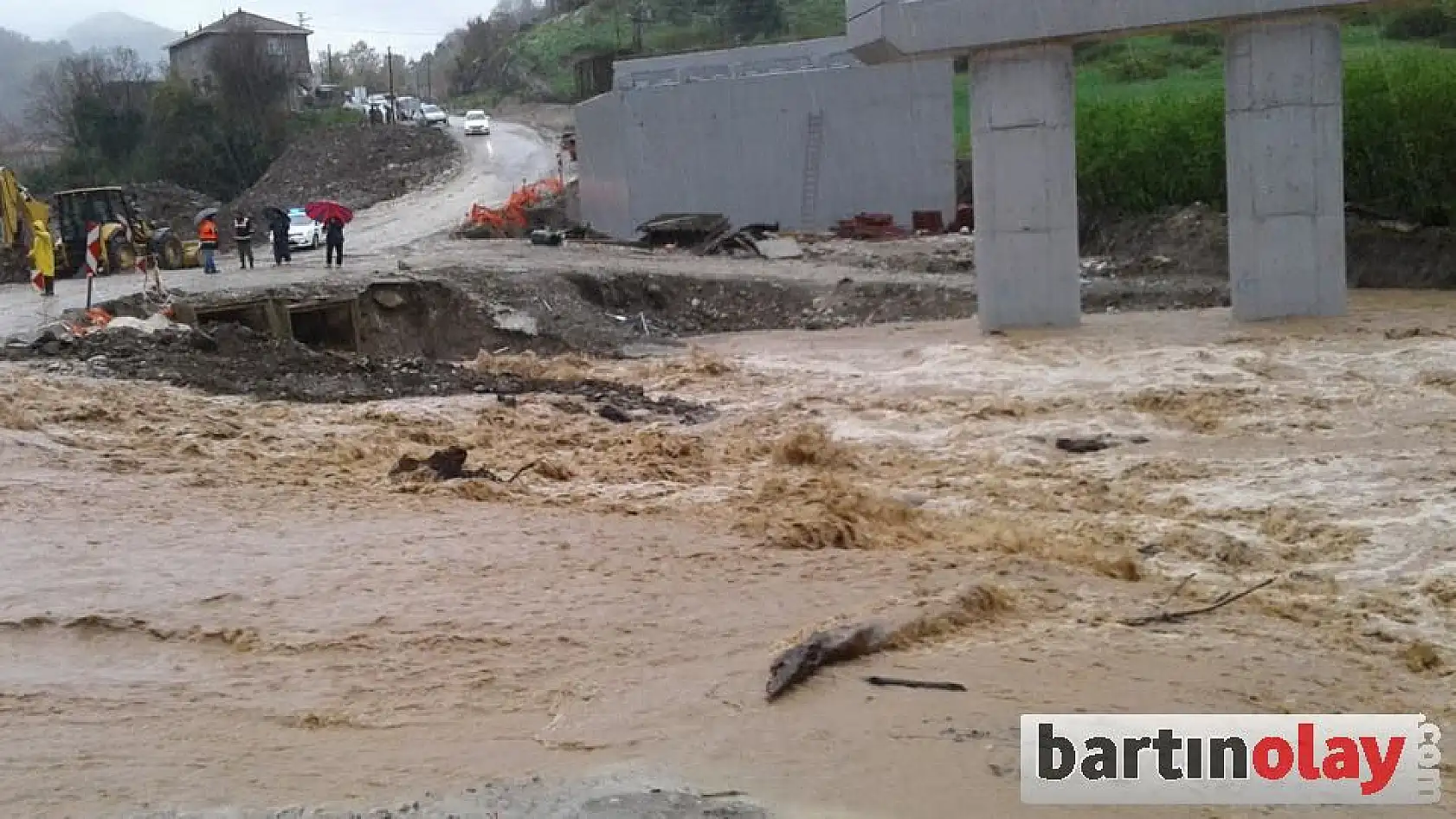 Bartın Kurucaşile yolu ulaşıma kapandı