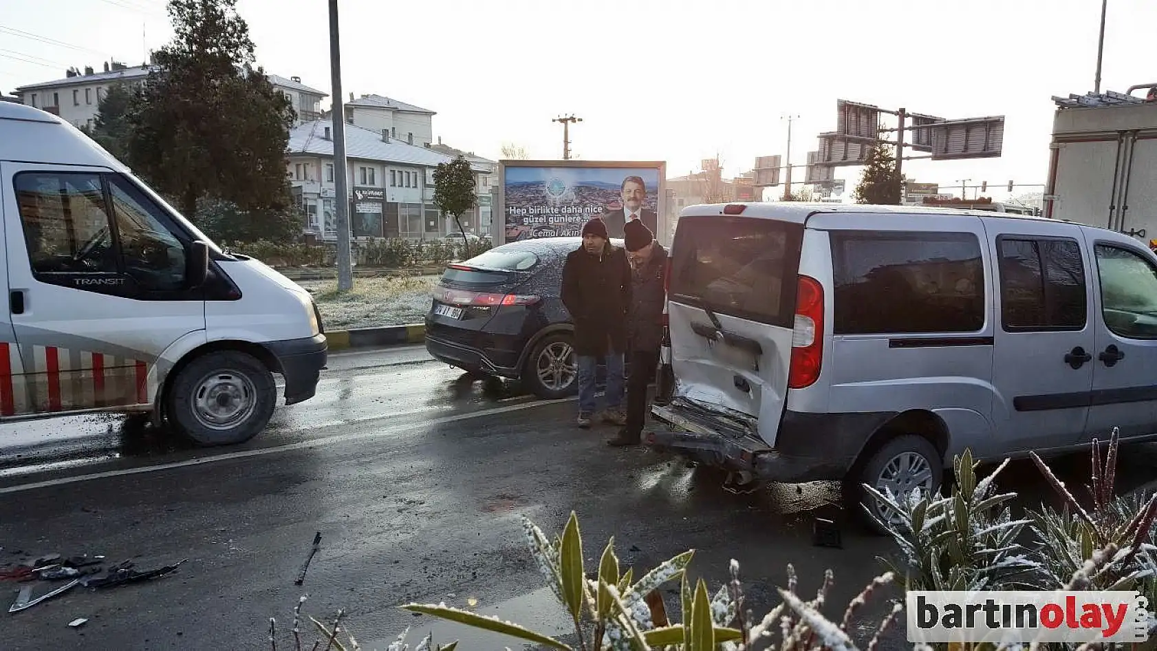 Çatmacada zincirleme kaza