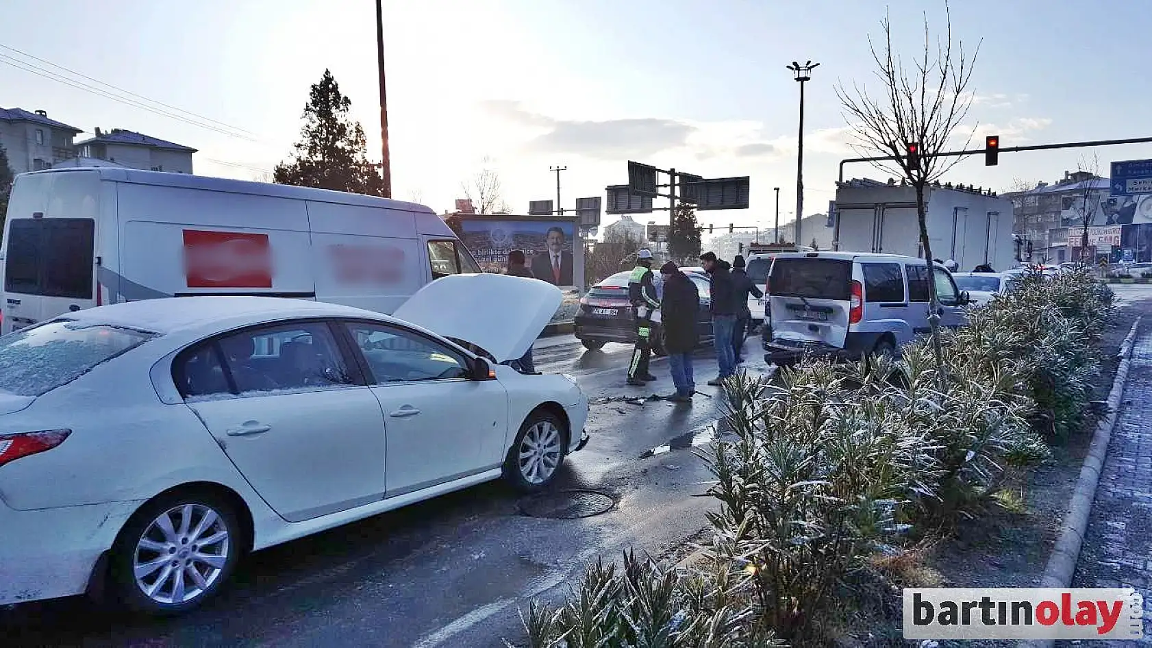 Çatmacada zincirleme kaza