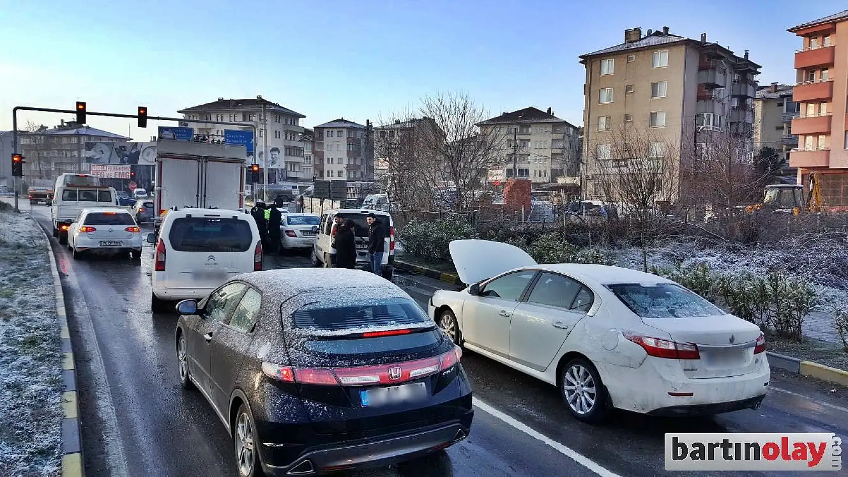 Çatmacada zincirleme kaza