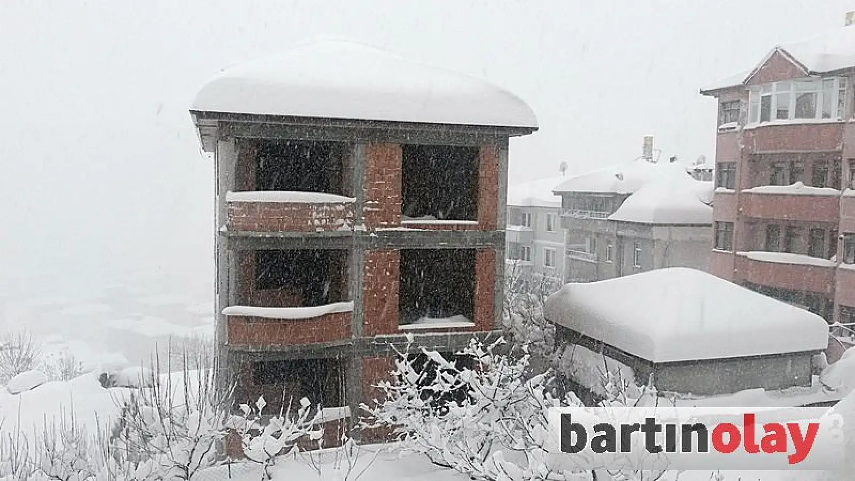 Bartın'da kar kalınlığı 1,5 Metreyi Geçti