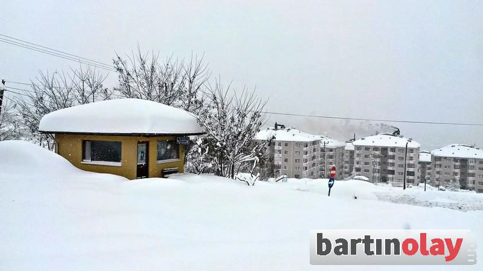 Bartın'da kar kalınlığı 1,5 Metreyi Geçti