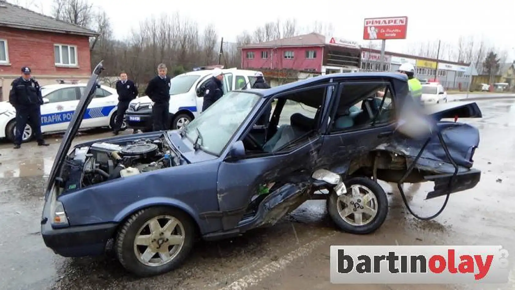 Bartın'da feci kaza