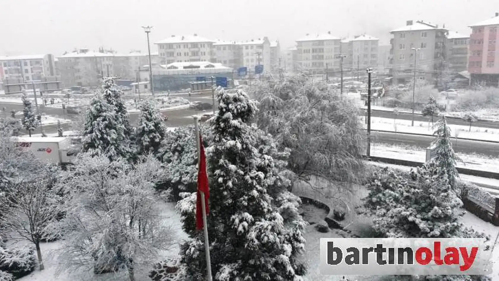 Bartın'dan kar manzaraları