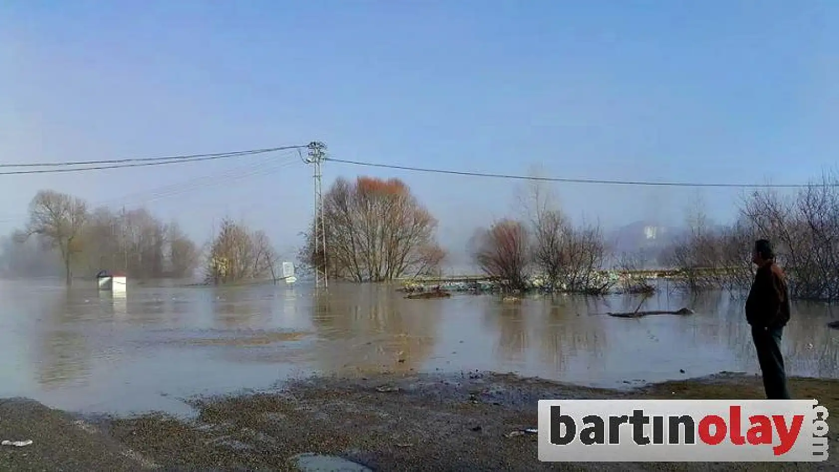 Bartın Karabük yolunda su taşkını
