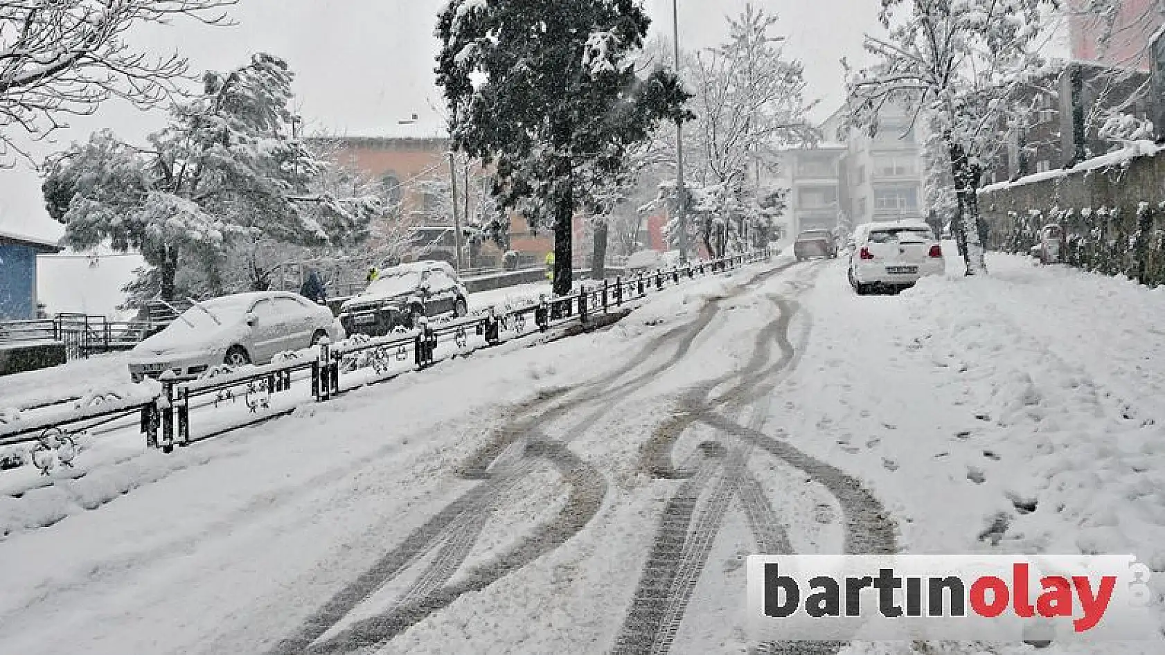 Bartın'da kar etkisini sürdürüyor!