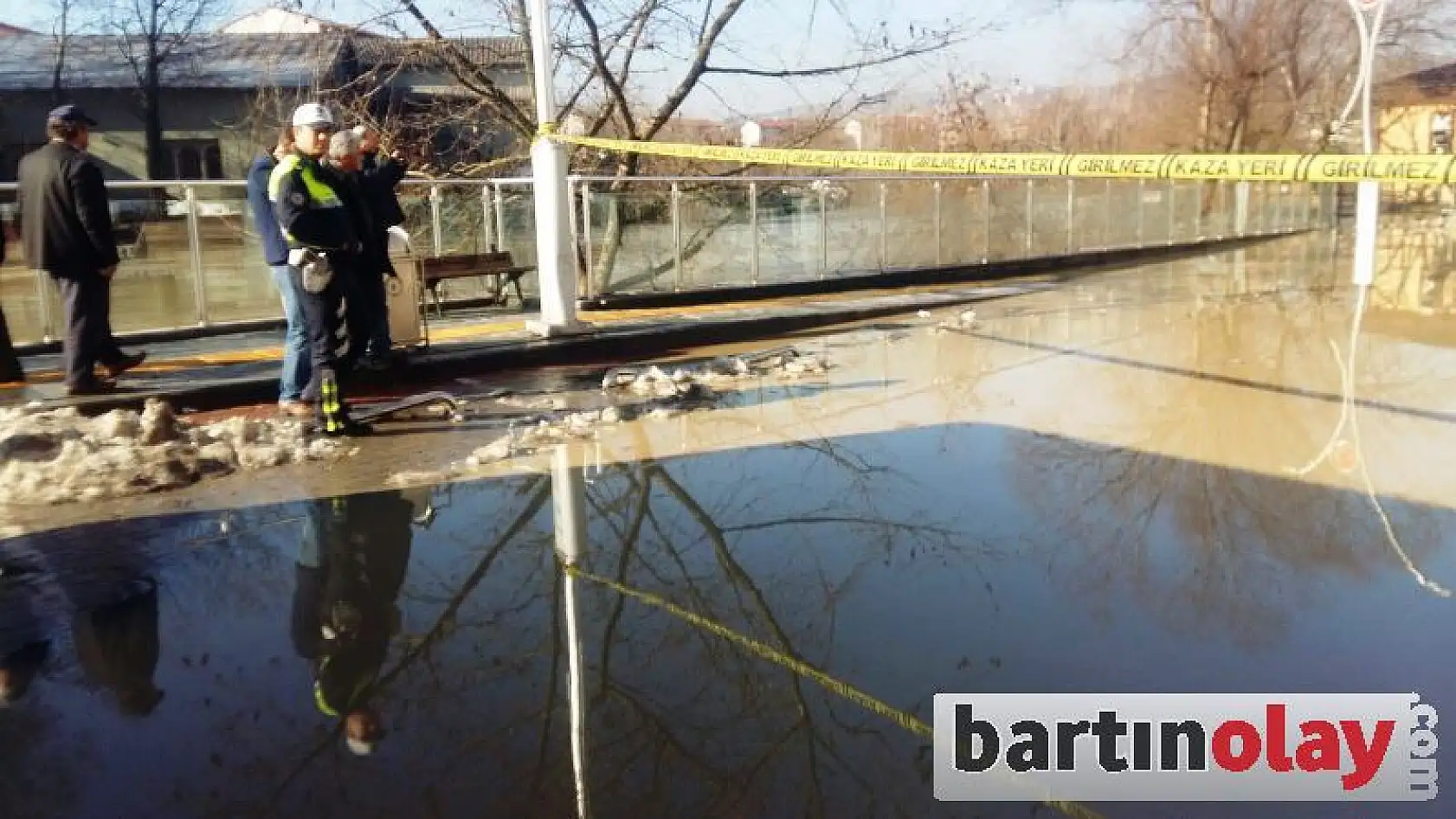 Bartın ırmağında tehlikeli yükseliş