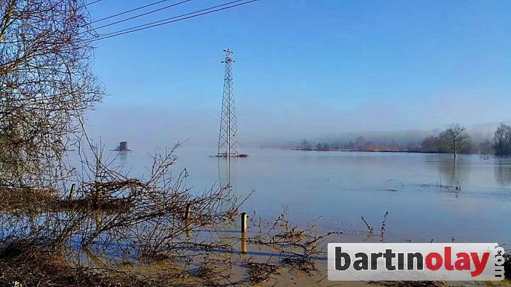 Bartın Karabük yolunda su taşkını