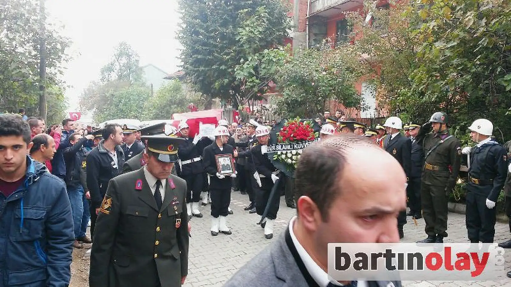 Bartın şehidini uğurladı