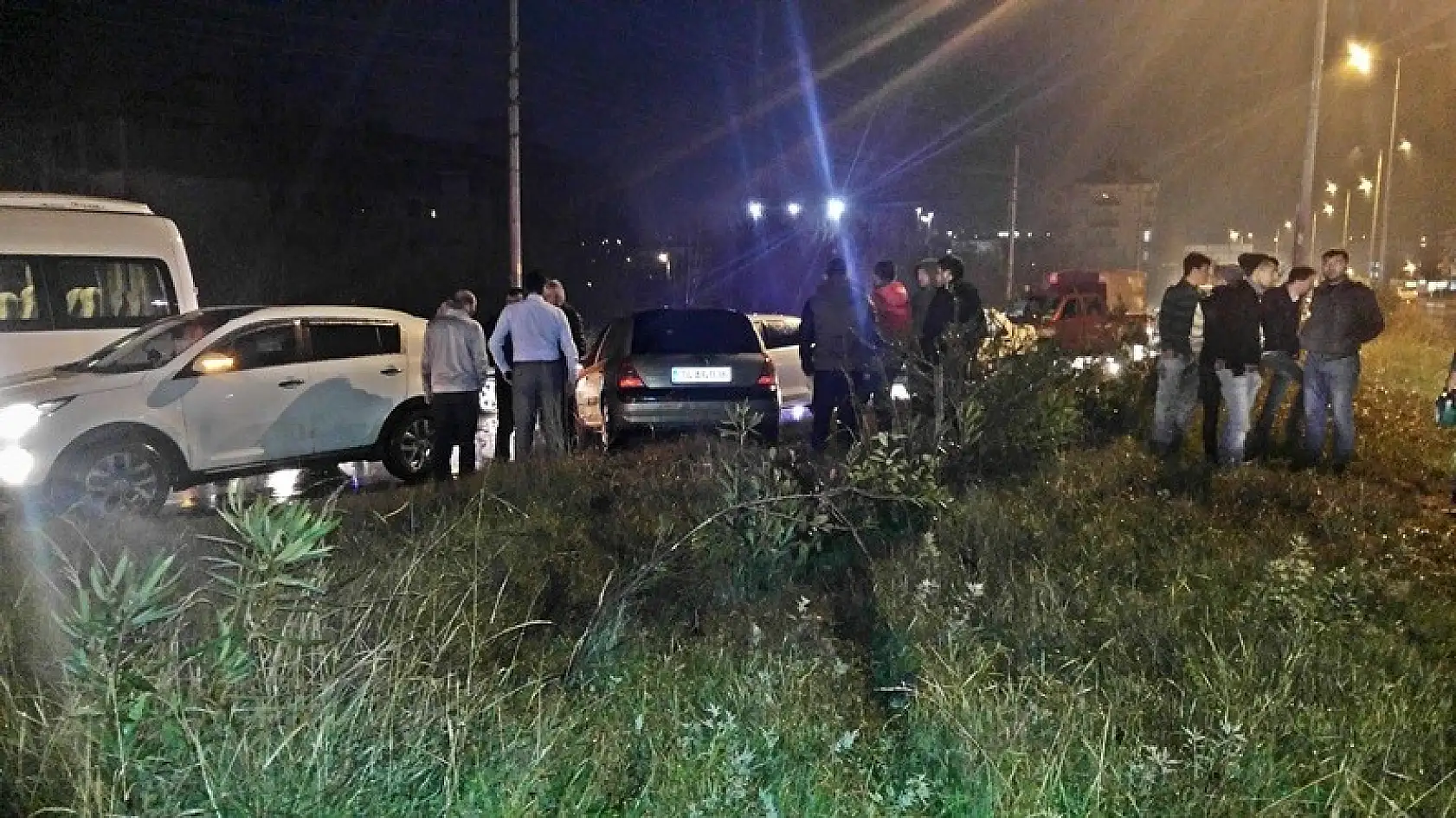 Feci kazada bir kadın ağır yaralandı