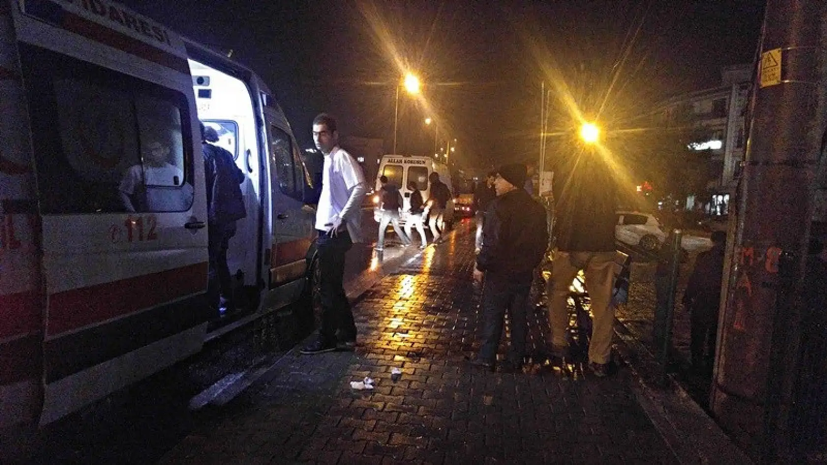 Feci kazada bir kadın ağır yaralandı