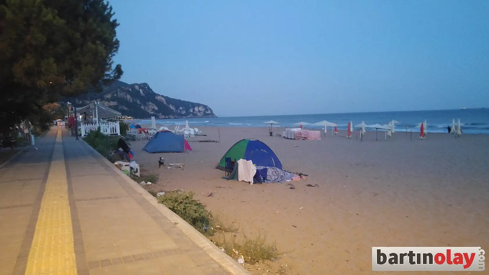 İnkumu'nda tatil manzaraları