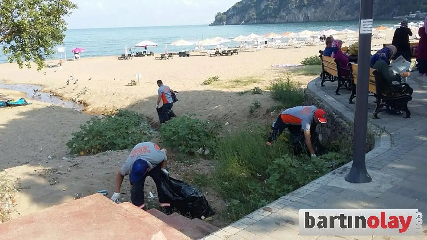 İnkumu'nda tatil manzaraları