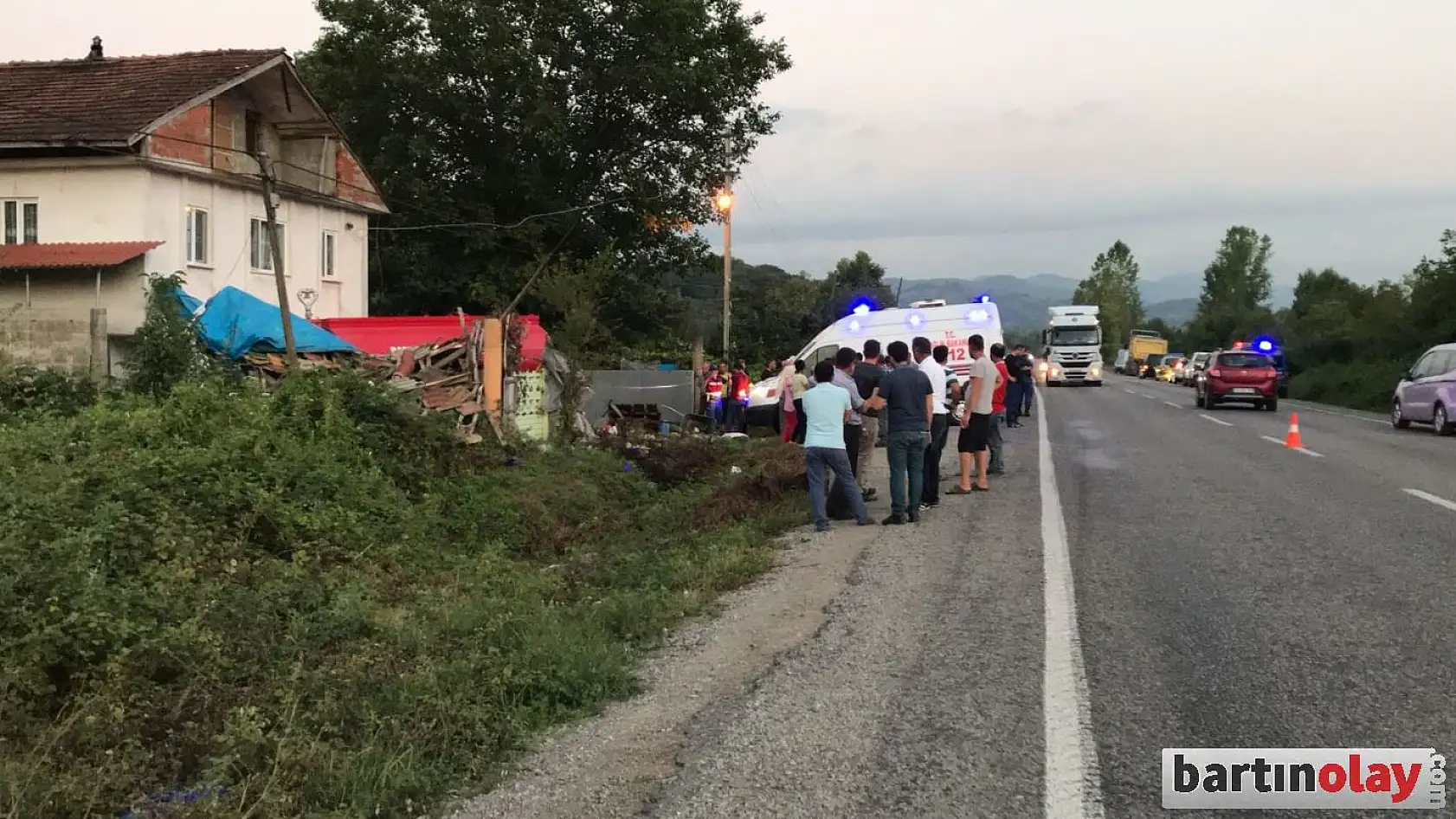 İtfaiye aracı dehşet saçtı