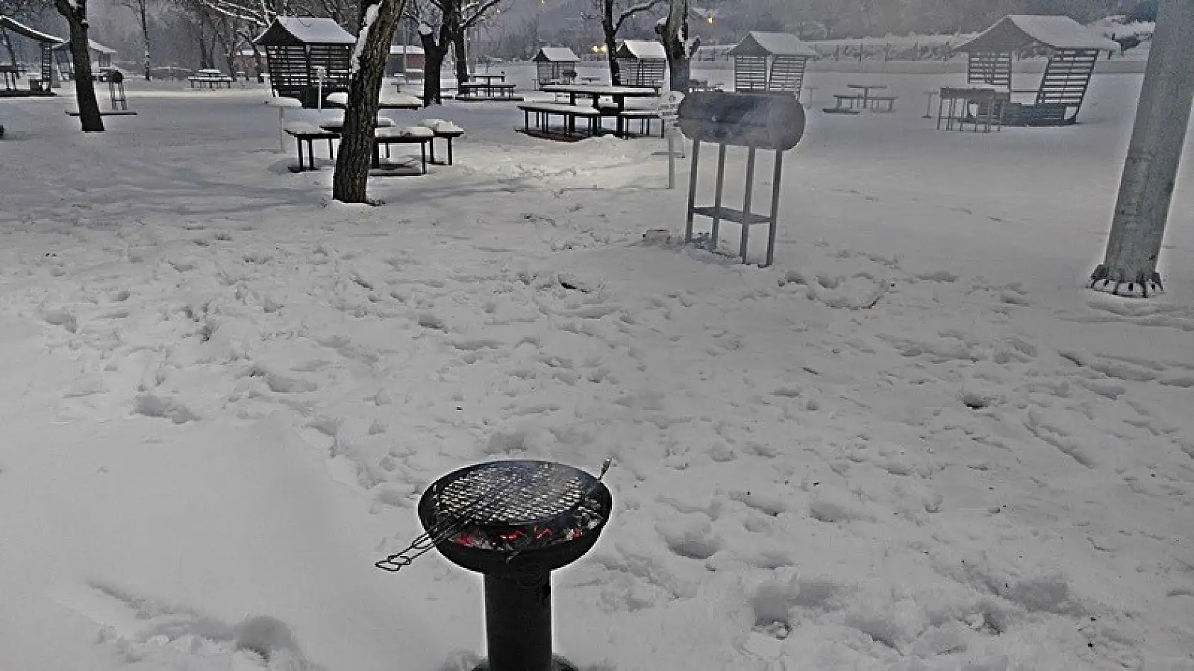 Karda hamsi mangal keyfi