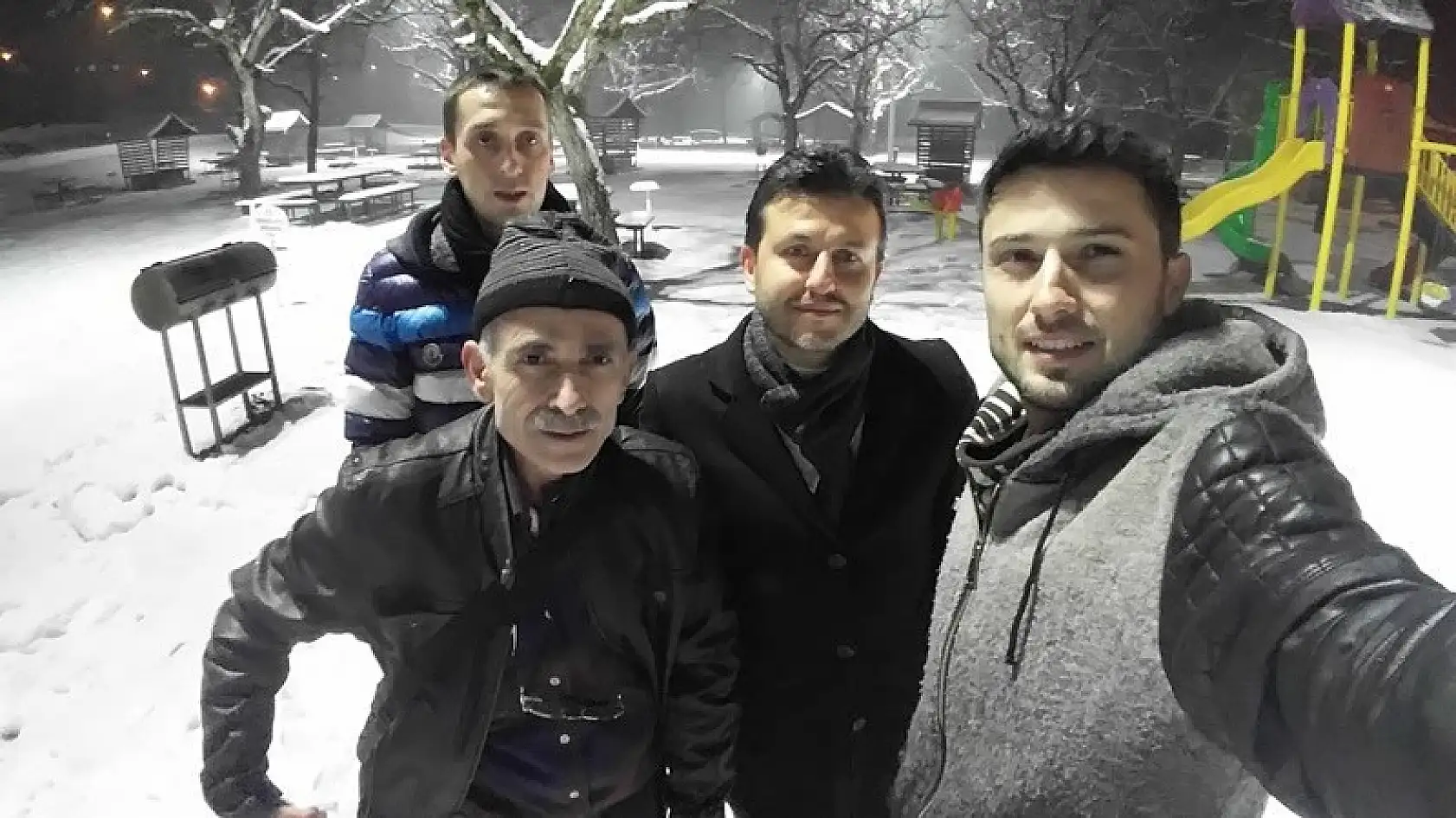 Karda hamsi mangal keyfi