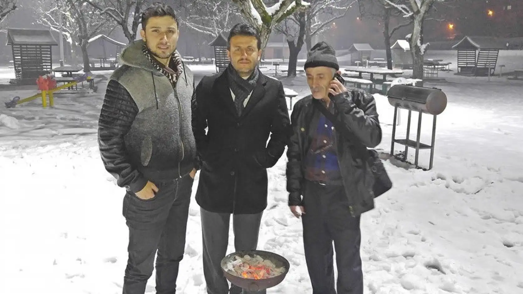 Karda hamsi mangal keyfi