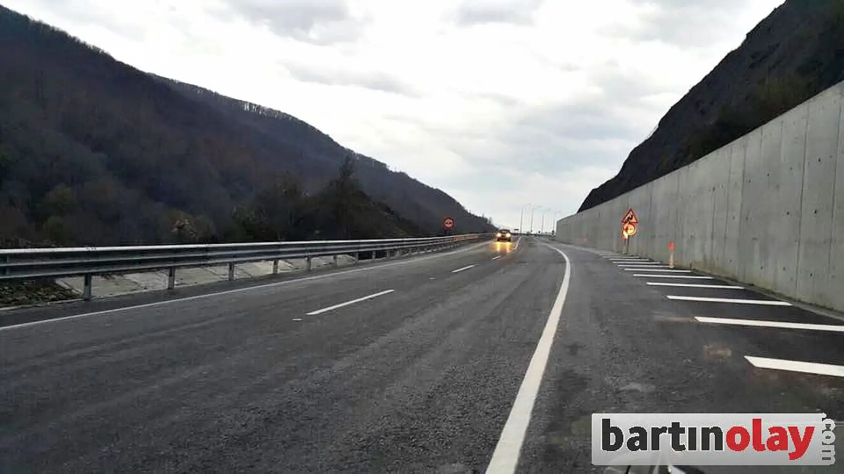 Kirazlıköprü Baraj yolu ulaşıma açıldı