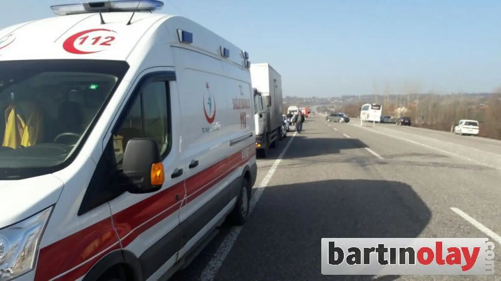 Kontrolden çıkan araç şarampole devrildi