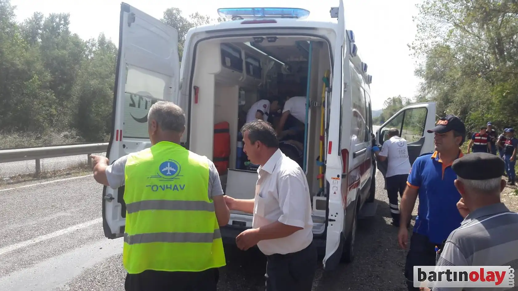 Kontrolden çıktı, Şarampole devrildi