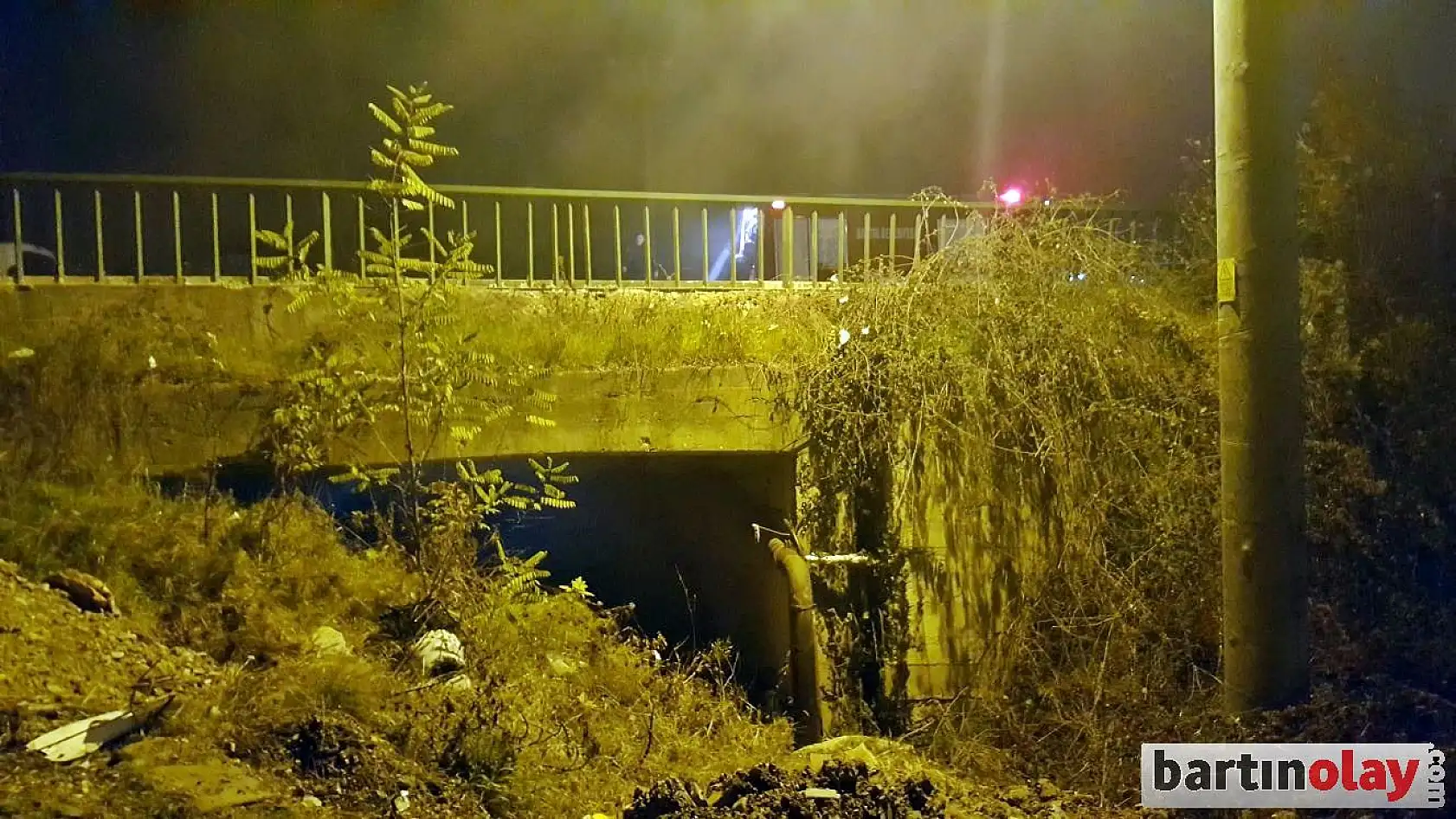 Köprü altında dumanı hesaba katmadı