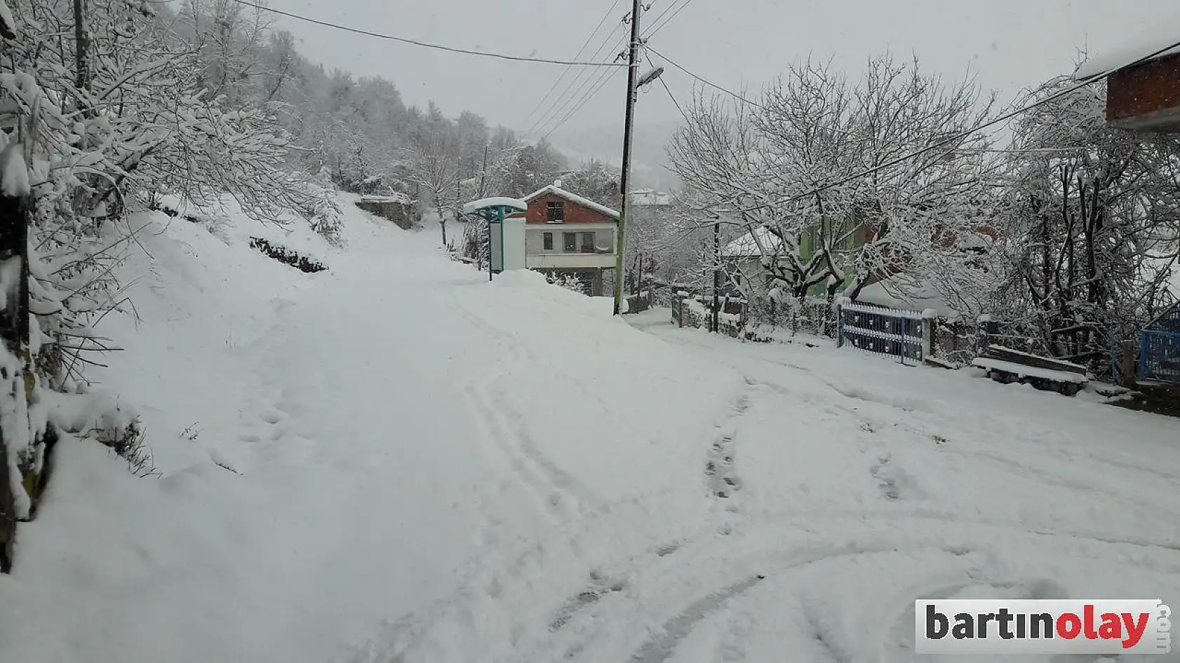 Mart Karı Bartın'ı Beyaza Bürüdü