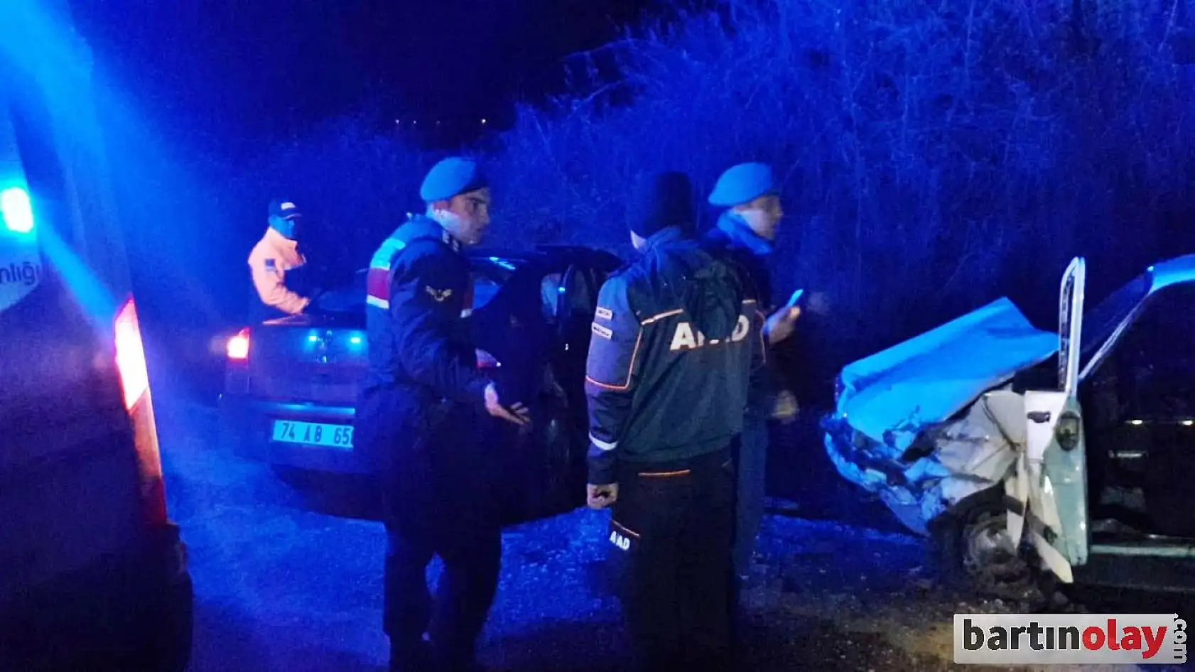 Mugada yolunda feci kaza