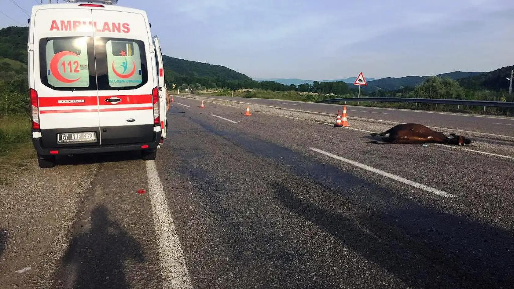 Otomobil hurdaya döndü, 1 can gitti