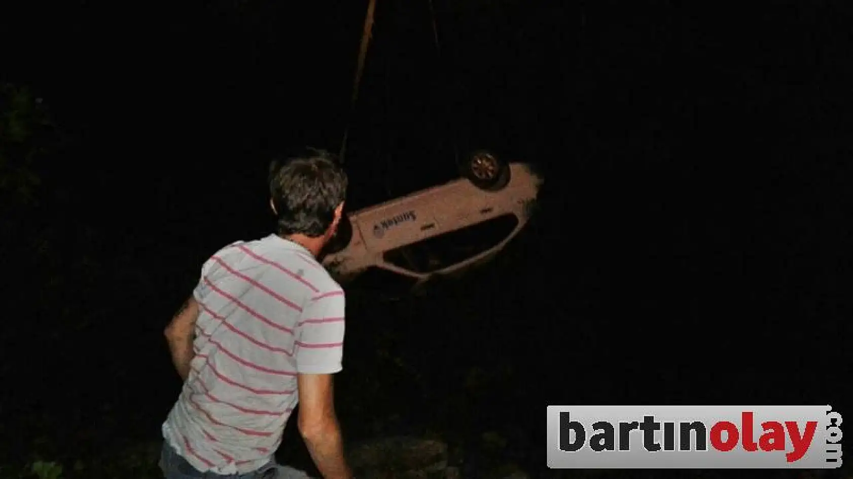 Otomobil takla attı, 1 yaralı