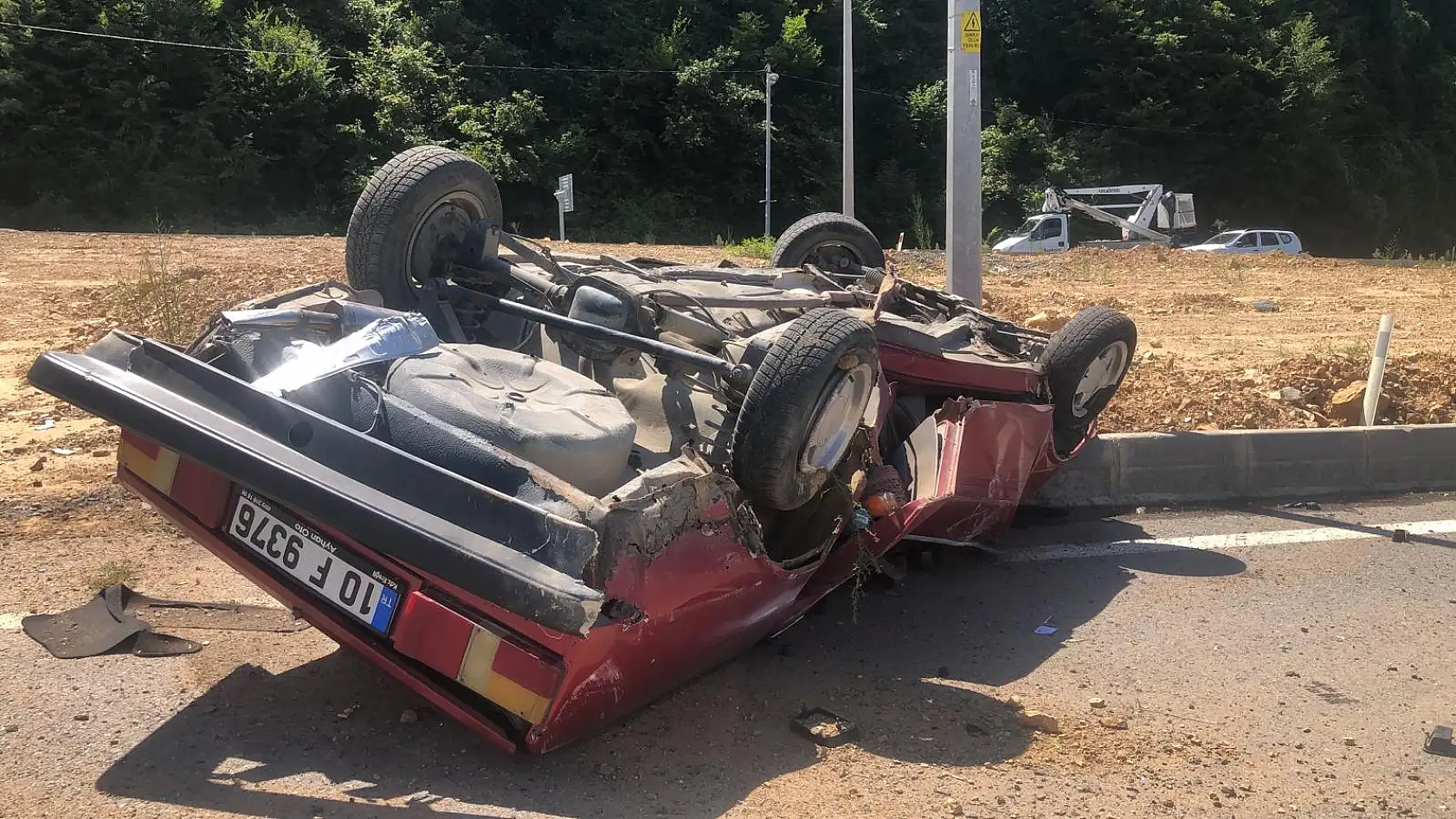 Tünel çıkışında kaza, 4 yaralı