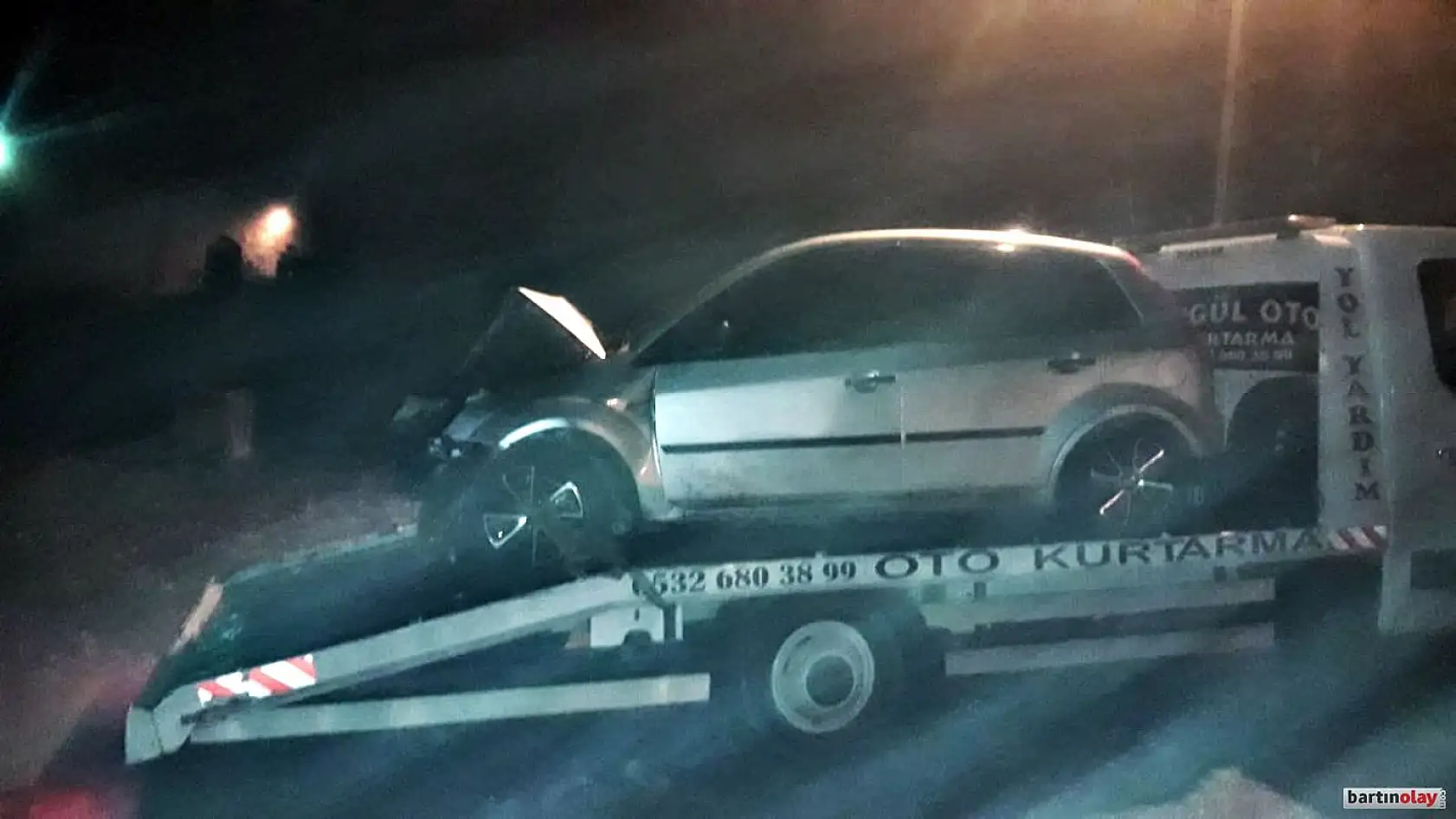 Ulus yolunda kaza, çok sayıda yaralı var