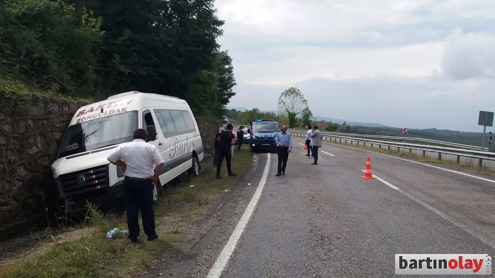 Yolcu minibüsü kaydı!