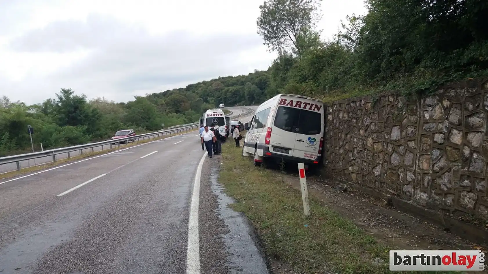 Yolcu minibüsü kaydı!