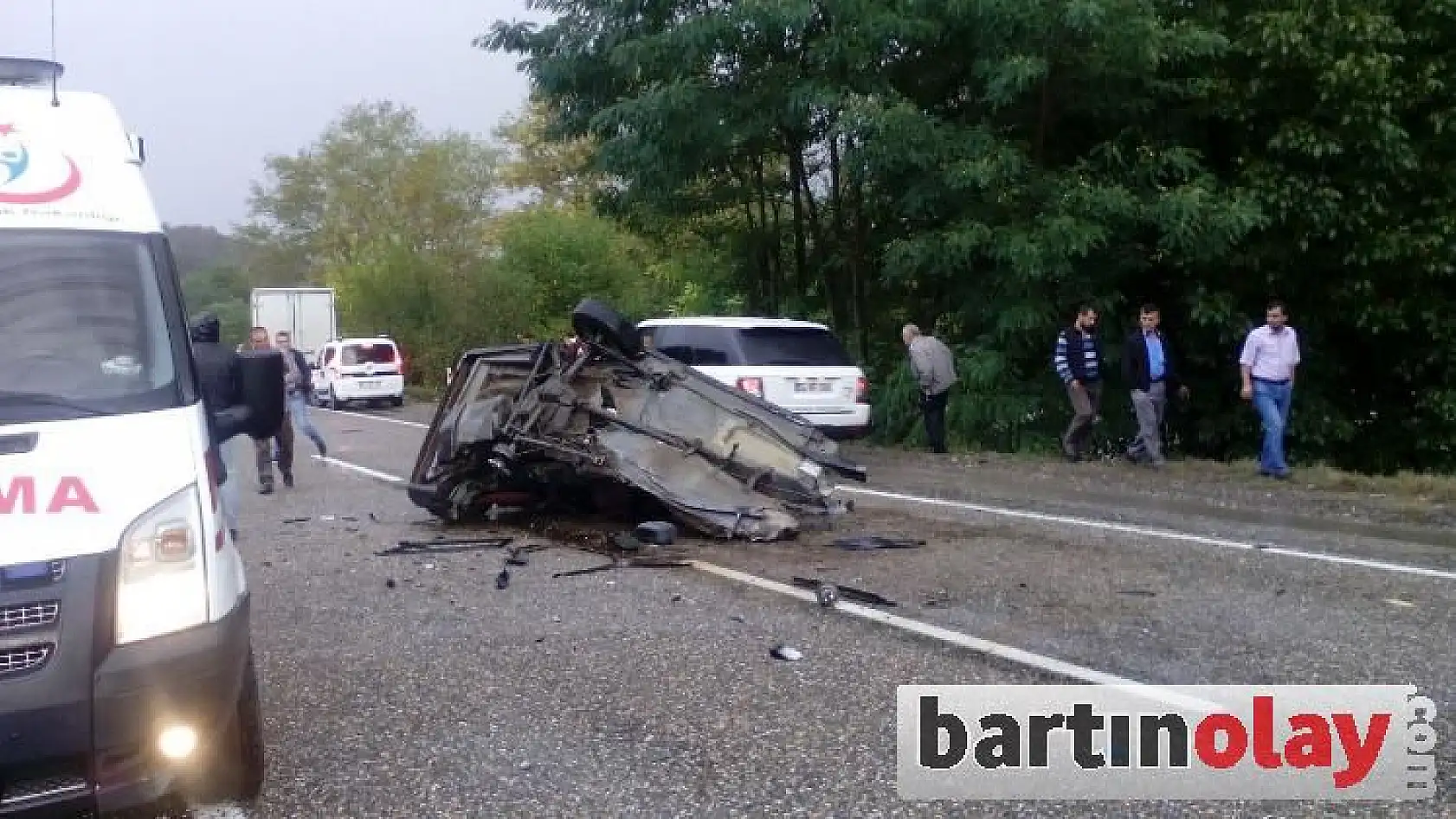 Korkunç kaza, 2 ölü