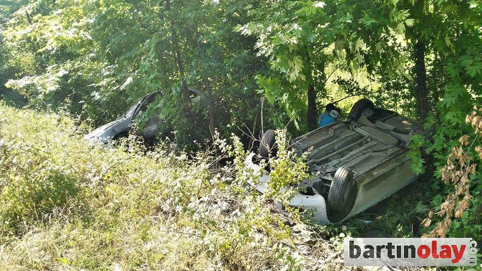 Bartın Karabük yolunda üst üste 2 kaza