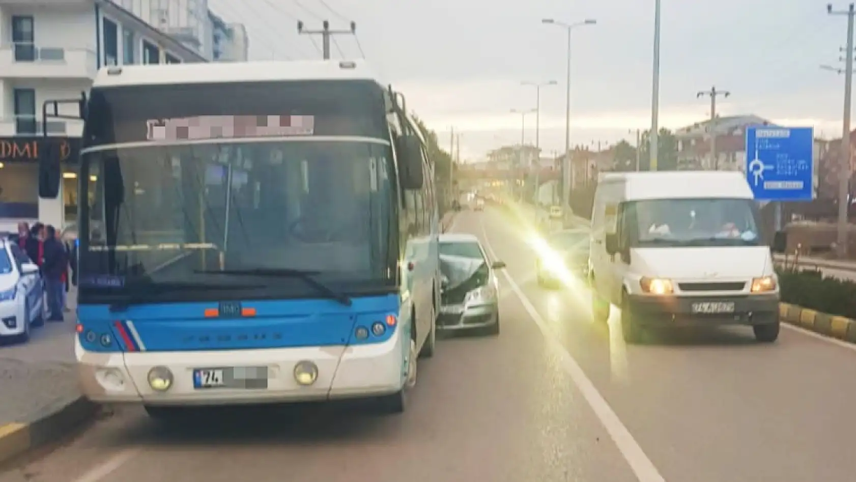 Zincirleme kaza, 2 yaralı