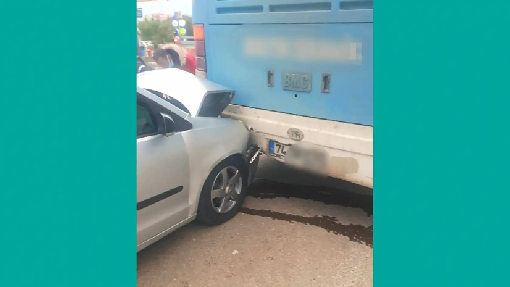 Zincirleme kaza, 2 yaralı