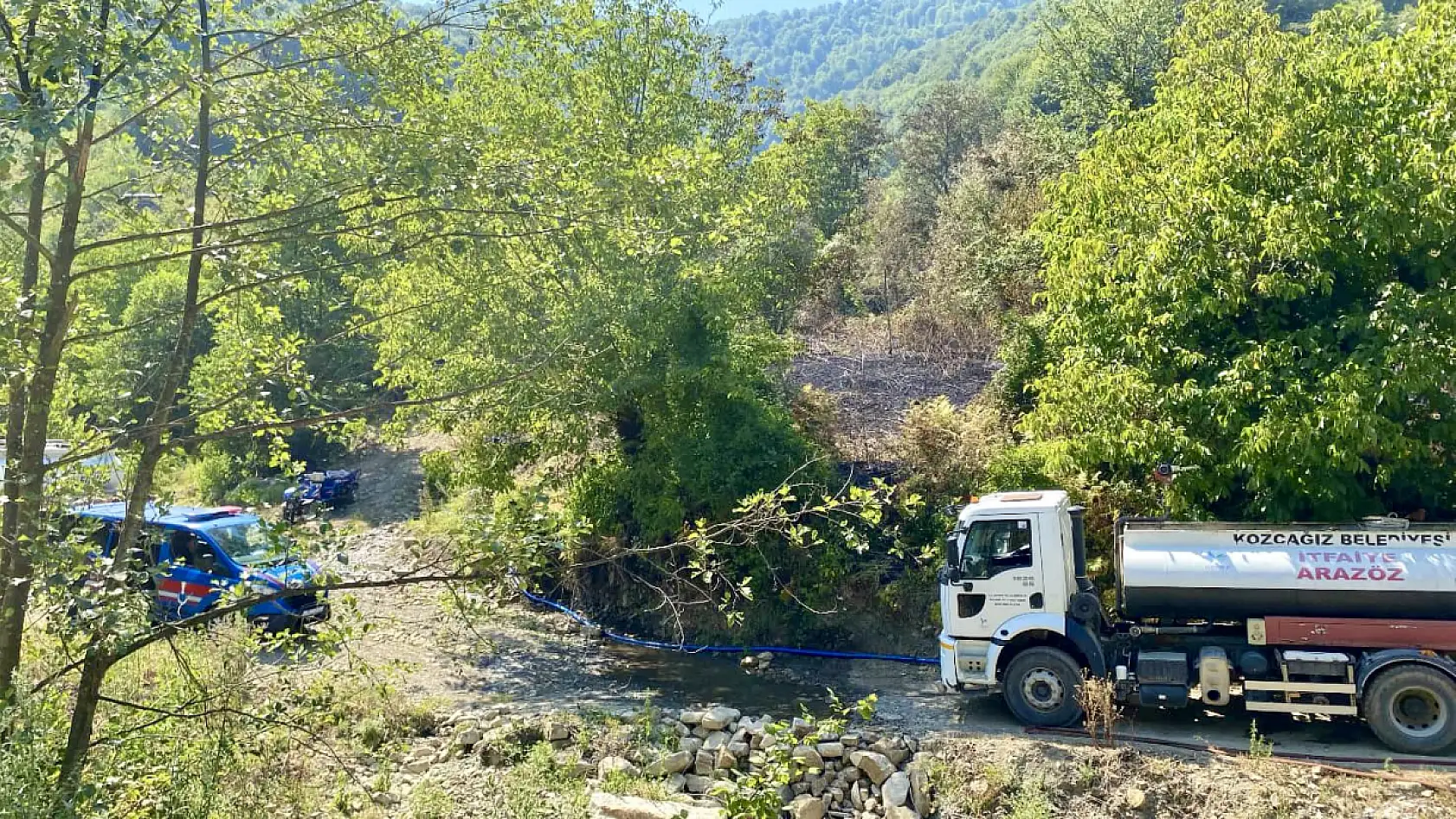 Yangın çıktı, yürekler ağza geldi