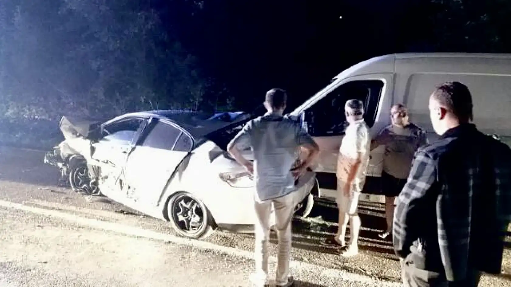 Ulus yolunda zincirleme kaza