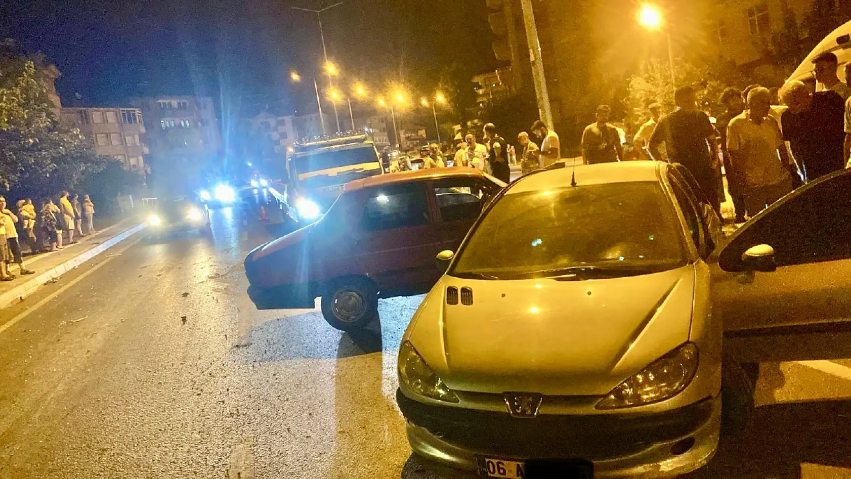 Çevre yolunda kaza üstüne kaza