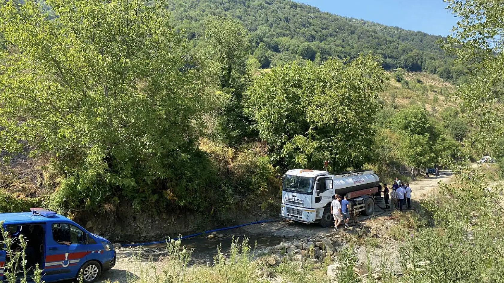 Yangın çıktı, yürekler ağza geldi