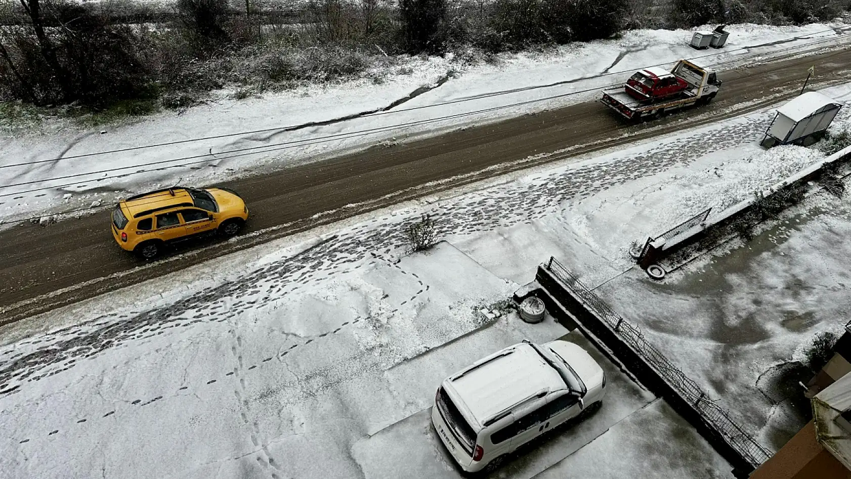 Bartın beyaza büründü