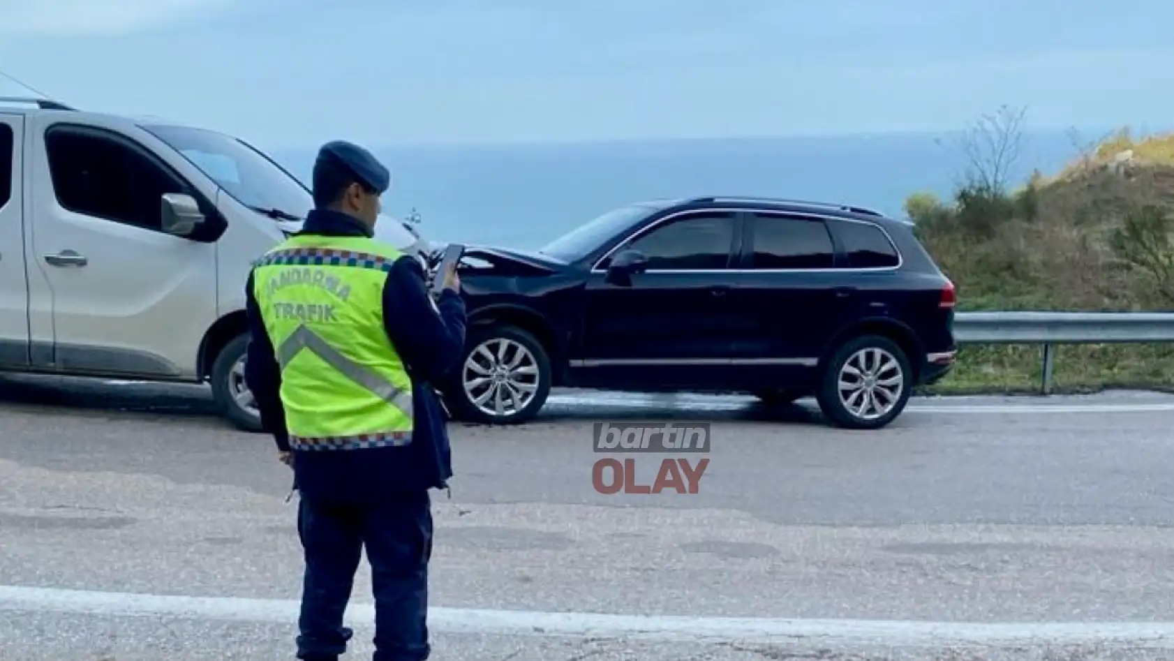 Belediye başkanı kaza yaptı