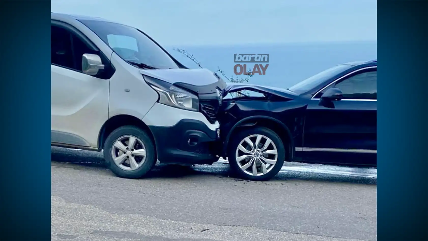 Belediye başkanı kaza yaptı