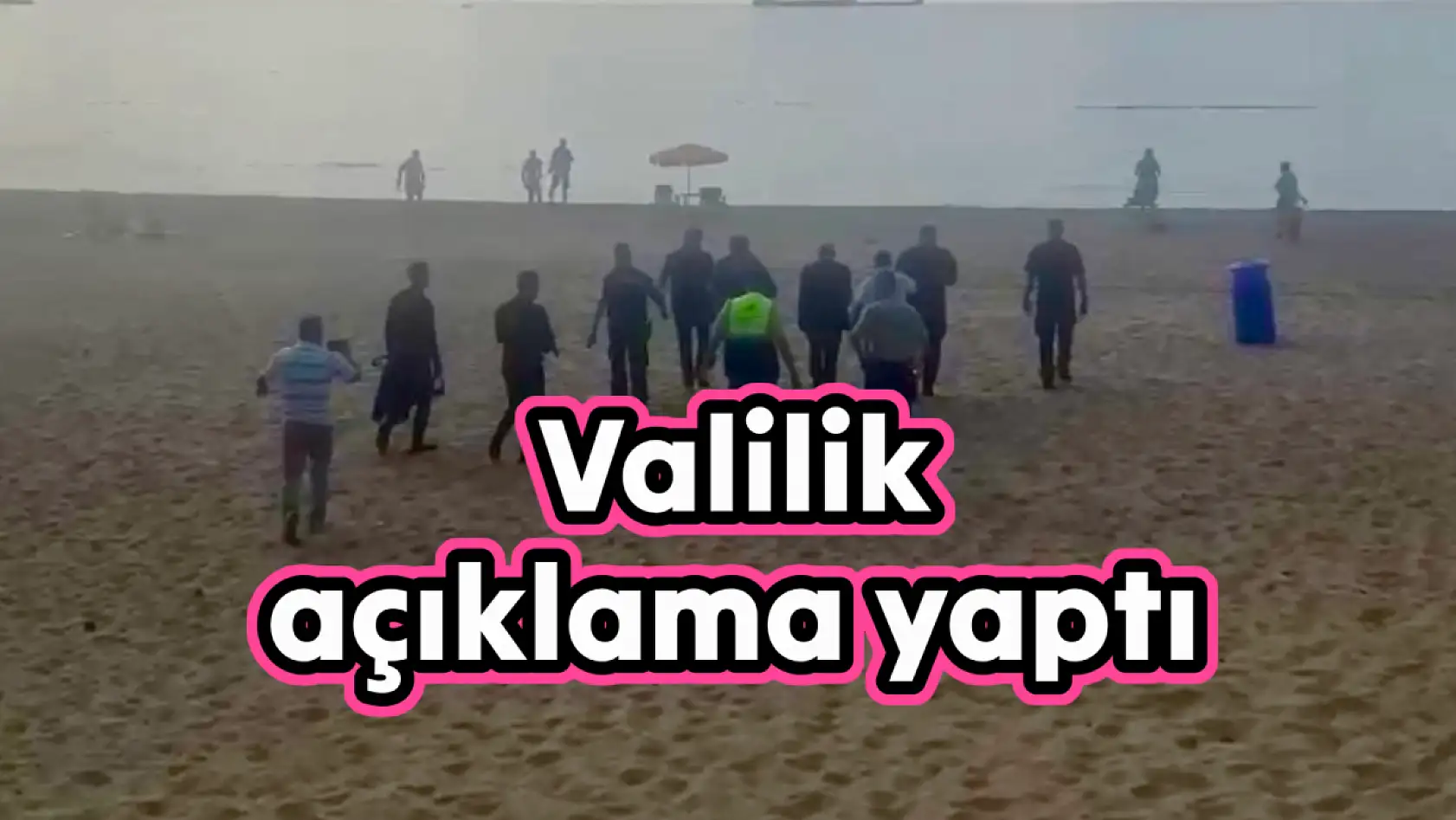 İnkumu sahilinde denize giriş yasağı